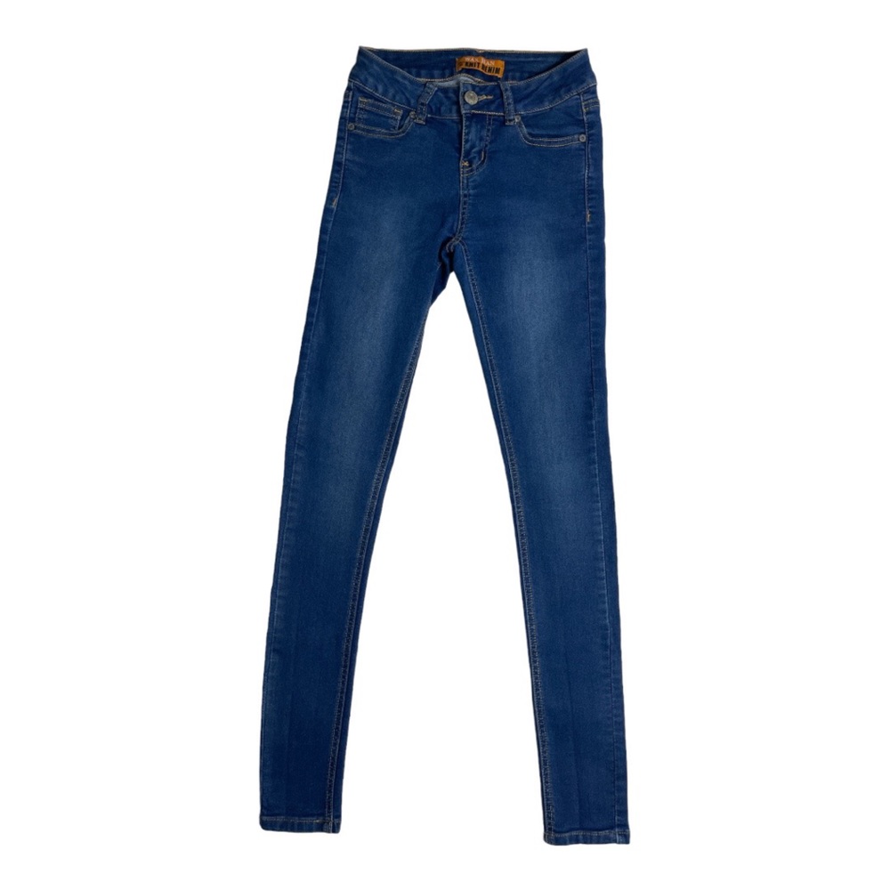 Wax Jean medium dark wash, size 0